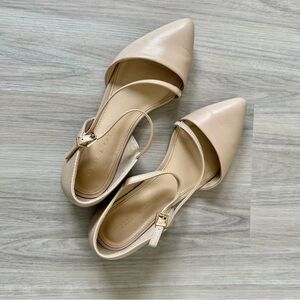 Kelly & Katie “Nonie” Pointed-Toe Flats w/ Ankle Straps